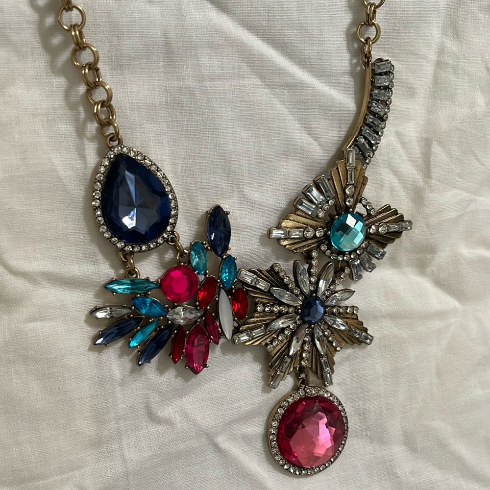 Multi-Colored Stone Necklace - image 3